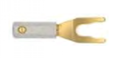 Wireworld Uni-Term Gold Spades, 8 Stück